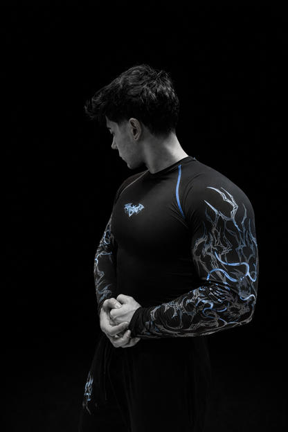 Nocturne Full Body ( uzun kollu) compression Ocean Blue