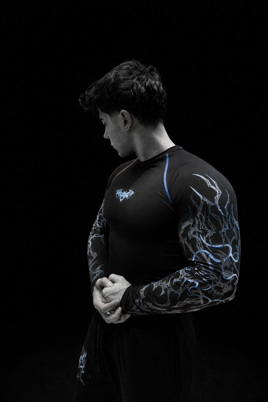 Nocturne Full Body ( uzun kollu) compression Ocean Blue